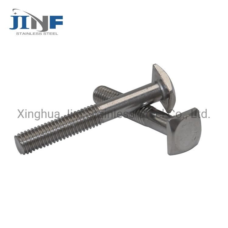 Stainless Steel 304 T Square Head Bolt