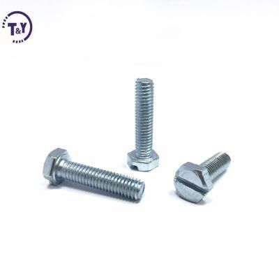 Aluminum Accessories Hex Washer Slotted Hexagon Flange Bolt
