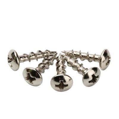 Nickel Plated Custom Truss Head Cross Recessed Special Self-Tapping Screws