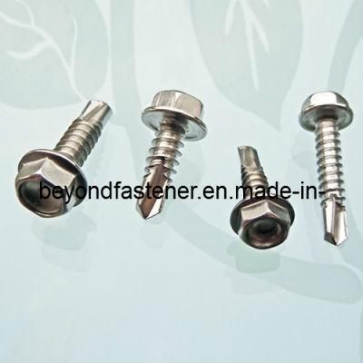 304 Self Drilling Screw DIN7504K Roofing Bimetal Screw
