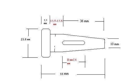 Formwork Accessories Aluminum Wedge Pin Mivan Stub Pin