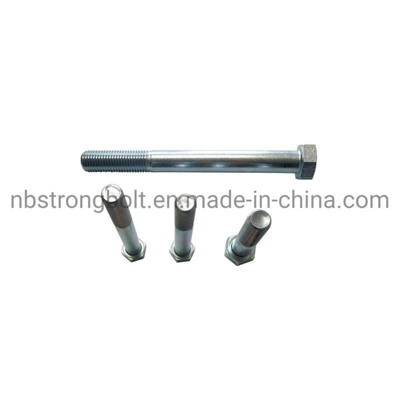 DIN931 Hex Bolt with White Zinc