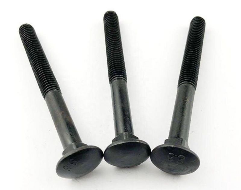 M8 Stainless Steel DIN603 Mushroom Head Round Head Square Neck Carriage Bolt with Hex Nu