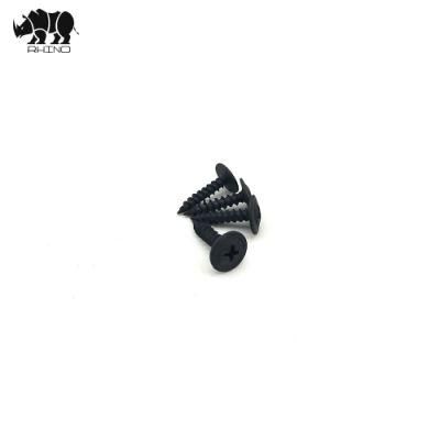 Taiwan Carbon Steel #8 X 5/8 Zinc Plated / Black Phosphated Mushroom Head Self Tapping Screw