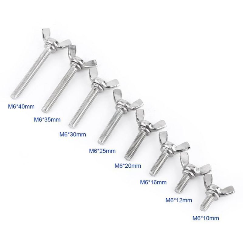 M5 M6 Plastic Nylon PA66 Butterfly Wing Bolts Screws