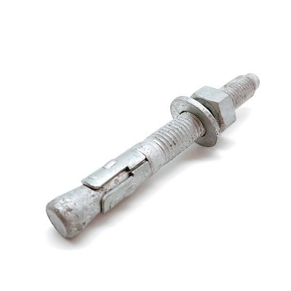 M6-M20 Galvanized Steel Wedge Anchors for Construction