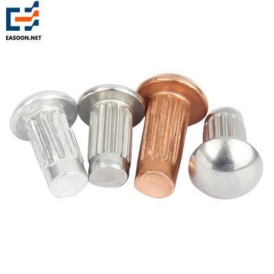 Brass Rivets of Cap Rivet Type for The Jeans Blind Rivet Supplier Stainless Steel Multi Grip Pop Rivet Step Tubular Hollow Rivets Semi Rivet