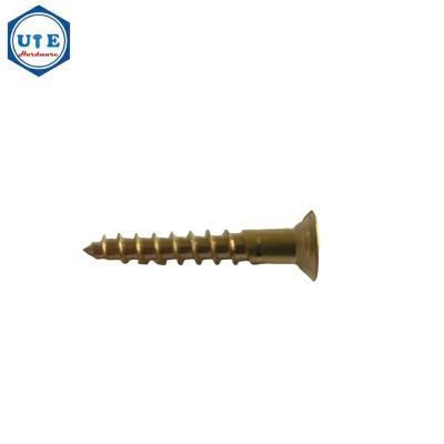 Brass Countersunk Head Slotted Drives Wood Self Tapping Screw DIN97 for M4.5X16