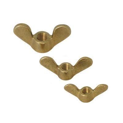 China Fastener Manufacturer M8 M10 SS304 Butterfly Nuts Precision Casting DIN315 Stainless Steel Wing Nut