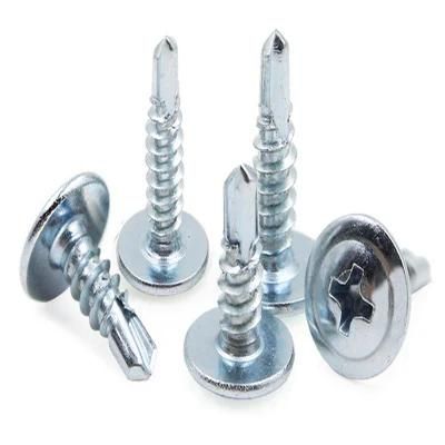 Small Package Galvanized Zinc/Copper/Nickle Plated Cross Recessed American Large Flat Head Machine Screws