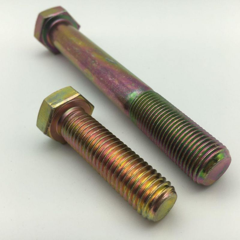 Galvanized Hex Cap Screw Hexagon Head Bolt with High Strength