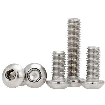 M4 M5 M6 Stainless Steel A2-70 Hexagon Socket Button Head Screws ISO 7380