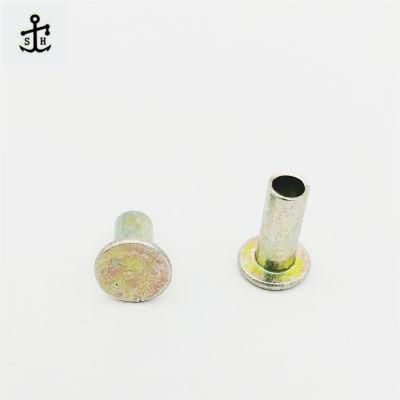 Factory Wholesale Custom Metal Head Special Hollow Tubular Rivets for Notebook