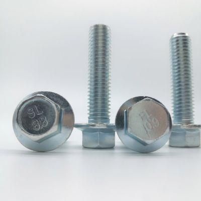 Serrated Hex Screw Flange Bolt Zp