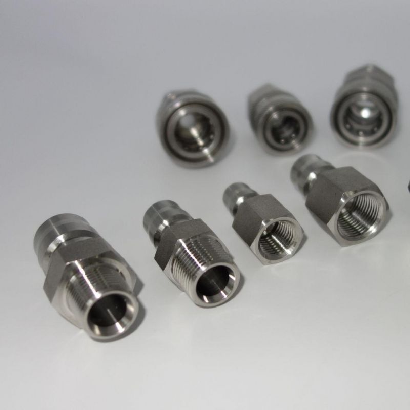 NAIWO Ball Locking High Flow Fluid Hydraulic Quick Coupling Stainless Coupler