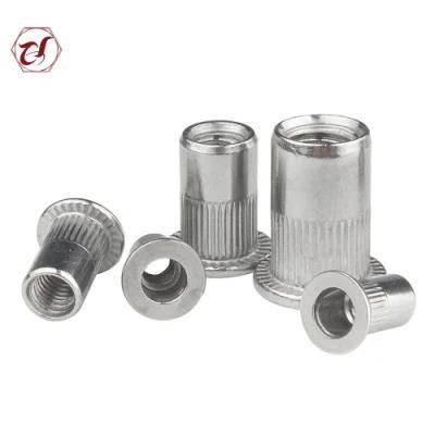 Flat Head Slipproof Stainless Steel 304 Blind Nut