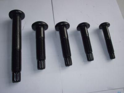 Black - Carbon Steel-ASTM-Grade8.8-M12 - En14399 Hr -Tension Control Bolt-42CrMo/B7