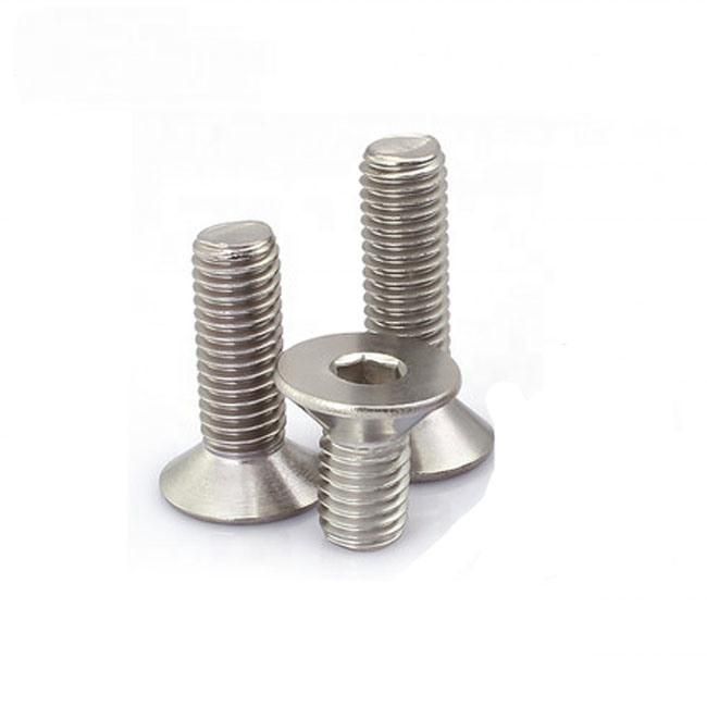 DIN 7991 Flat Head Countersunk Head Hex Socket Cap Screw. Stainless Steel 304 316
