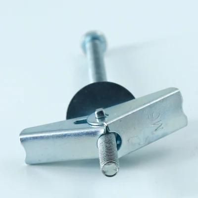 Shanfeng 1/8 Inch Zinc Galvanized Metal Steel Spring Toggle Bolt Anchor