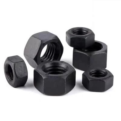 SAE Unf Black Grade 5 Heat Treatment High Strength Hex Nuts