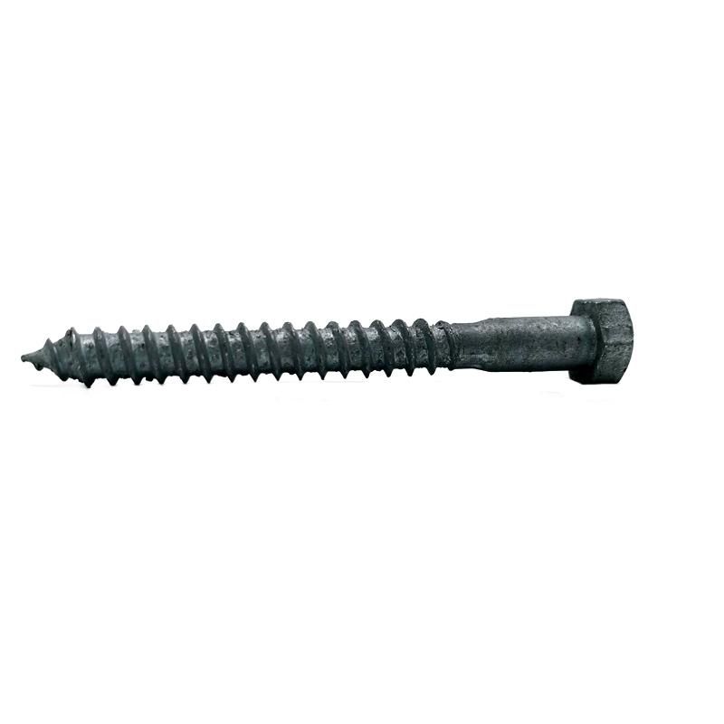 DIN571 Zinc Plated Hexagon Wood Screw