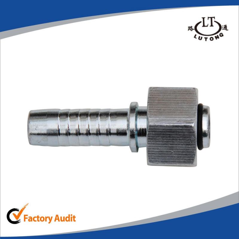 Mining Oil Pipe ISO9001 Carbon Steel Metric Thread Hydraulic Fitting