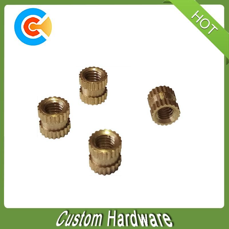 Brass Embedded Lock Nut Knurled Nut Embedded Copper Nut