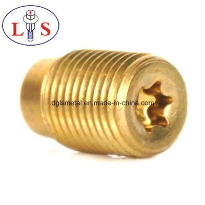 Top Quality Brass Machined Slotted Set Screw