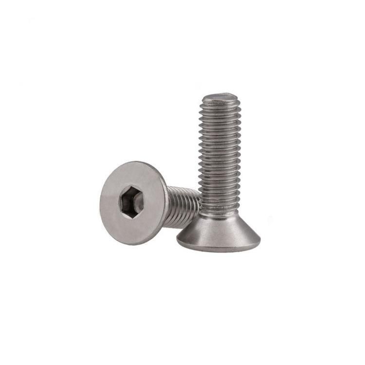 Ss304 Flat Socket Head Bolts DIN7991/ Socket Head Screw