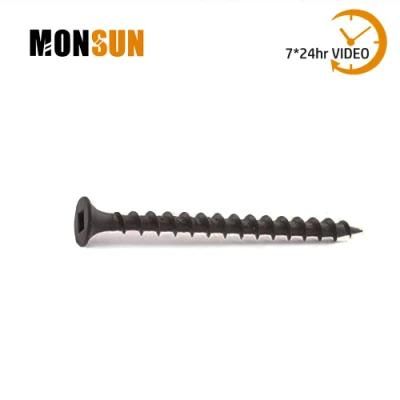 #6 #8 Single Coarse Thread Single Lead Point Black Phosphate Square/Phillips Drive Gypsum Screw/Drywall Screws