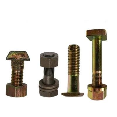 DIN 933 Heavy Rail Bolts and Nuts of Rail Fastener
