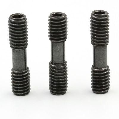 High Strength 8.8 Grade Equal Length Double Head Tooth Screw Carbon Steel Square Slot Stud Bolt