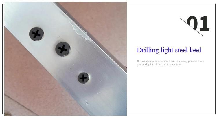 Drywall Screw Countersunk Head Phillips Black Phosphate Self Tapping Gypsum Drywall Screws