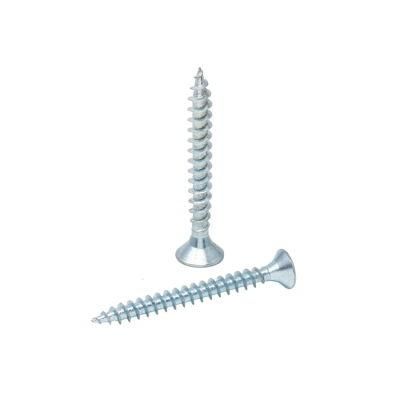 White Zinc Plated Csk Pozi Screw Chipboard Screws