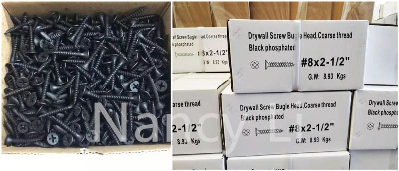 #8X3 in. Phillips Flat Head Drywall Screw Carbon Steel C1022A