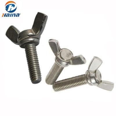 Hot Sell Stainless Steel/Carbon Steel Wing Nut for Fastener M2 to M 64/Wing Nut with Bolt