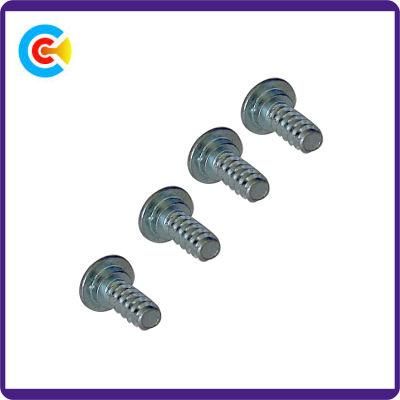 GB/DIN/JIS/ANSI Stainless-Steel/Stainless-Steel 4.8/8.8/10.9 Galvanized Triangle Screw for Machinery Industry Fasteners