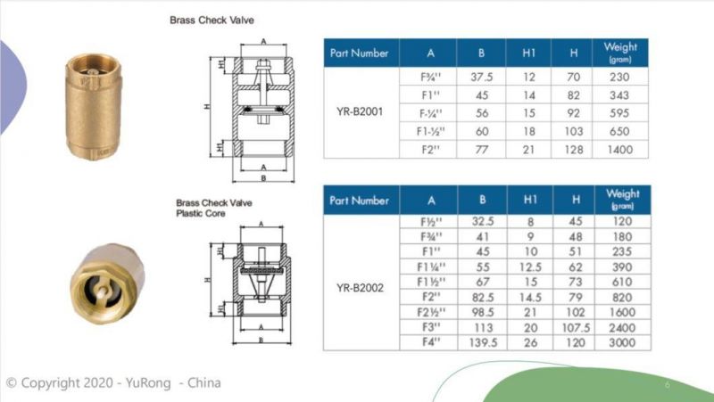 Five Way Check Valve Connector Brass Nickel Plated