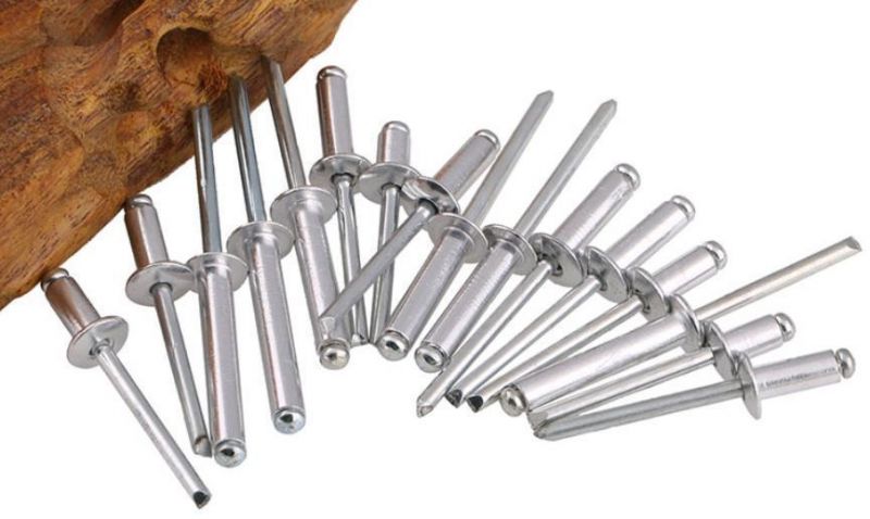 Aluminium Rivets with Best Quality, Round and Flat Head Aluminium/Steel Open-End Blind Rivet