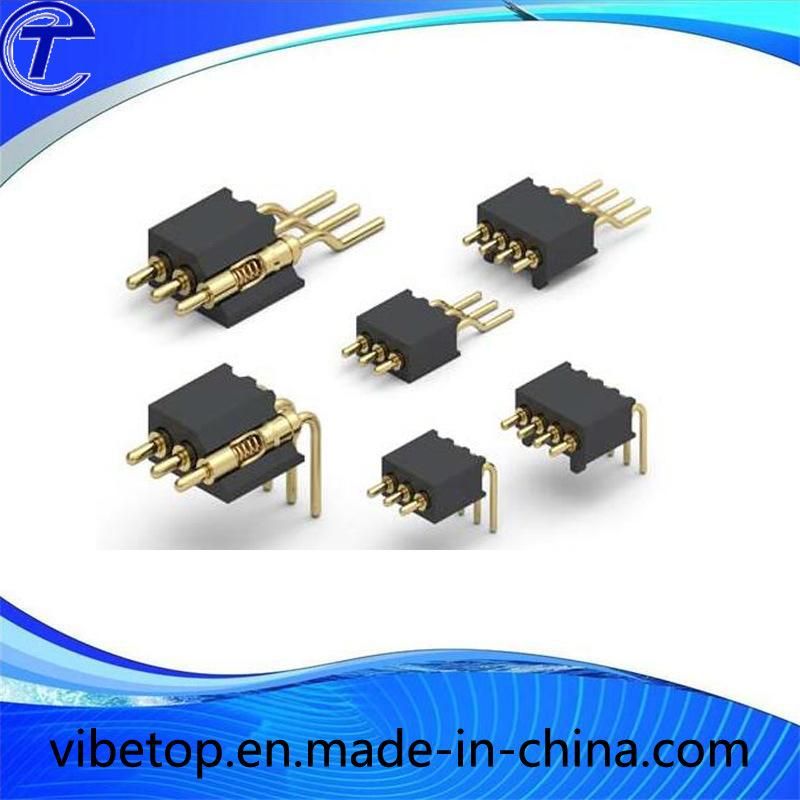 Hot Sale Customized Style Gold Plating Spring Loaded Connector