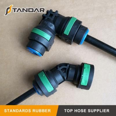 Automotive SAE J844 Plastic Quick Coupler for Pneumatic Line Assembly
