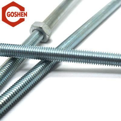 DIN976 Carbon Steel Full Thread Stud Bolt HDG and Zinc Plated with The Nuts