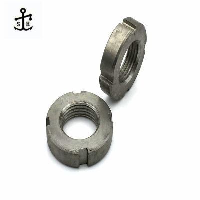 Slotted Round Nuts for Hook Spanner, ISO Metric Fine Thread in China
