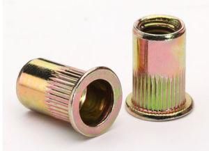 Flat Head Knurling Body Rivet Nut