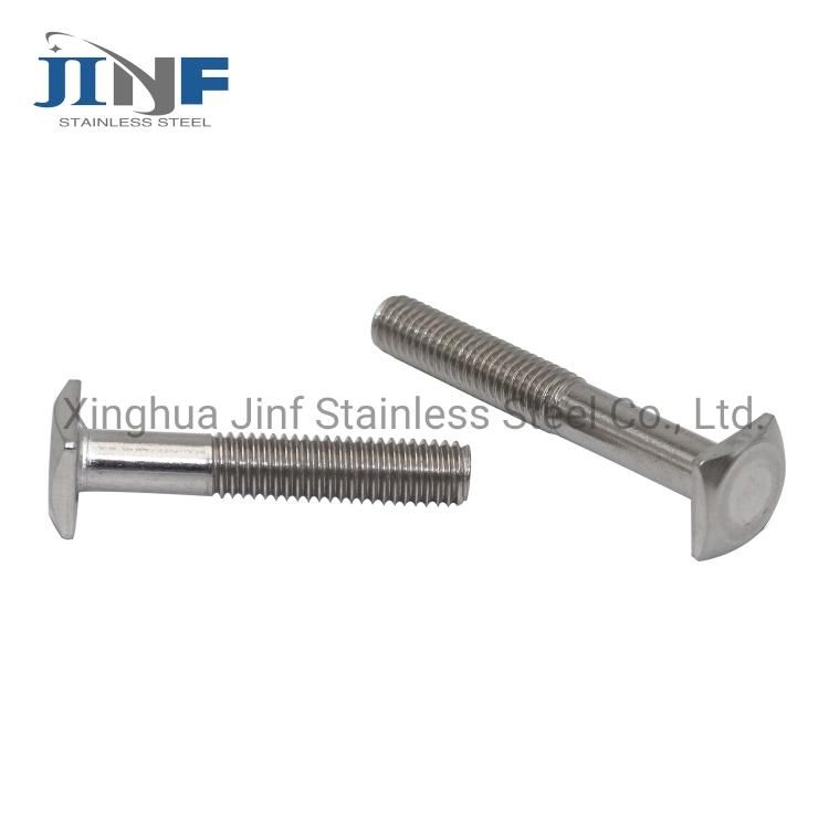 DIN603 Mushroom Round Head 1.4401 1.4403 Stainless Steel Carriage Bolts