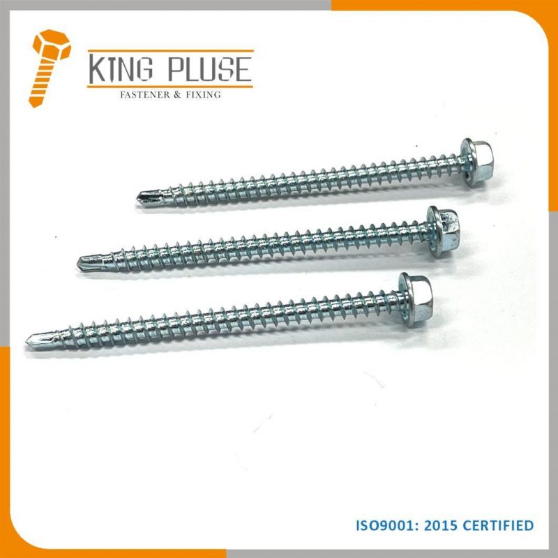 Hex Head Flange Drilling Roofing Screws with EPDM Washer