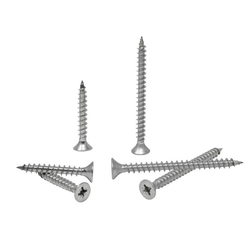 Made in China Carbon Steel Chipboard Screws Flat Head