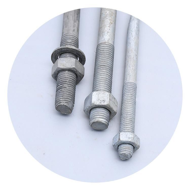 HDG Zinc Plated Galvanized A193 B7 Square U Bolt