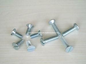 Flat Head Slotted Drive Machine Screw DIN963