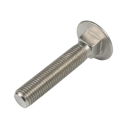 Stainless Steel Flat Head Carriage Bolt and Nut Mushroom Head Round Head Carriage Bolt DIN603